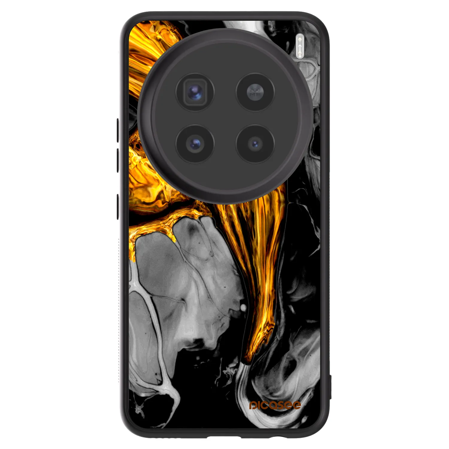 Picasee ULTIMATE CASE pentru Vivo X200 Pro - Black Gold