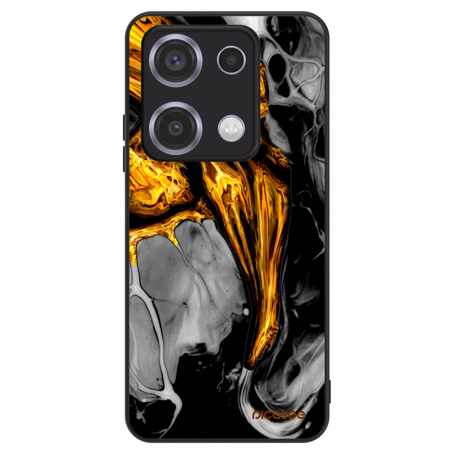 Picasee ULTIMATE CASE pentru Xiaomi Redmi Note 14S - Black Gold