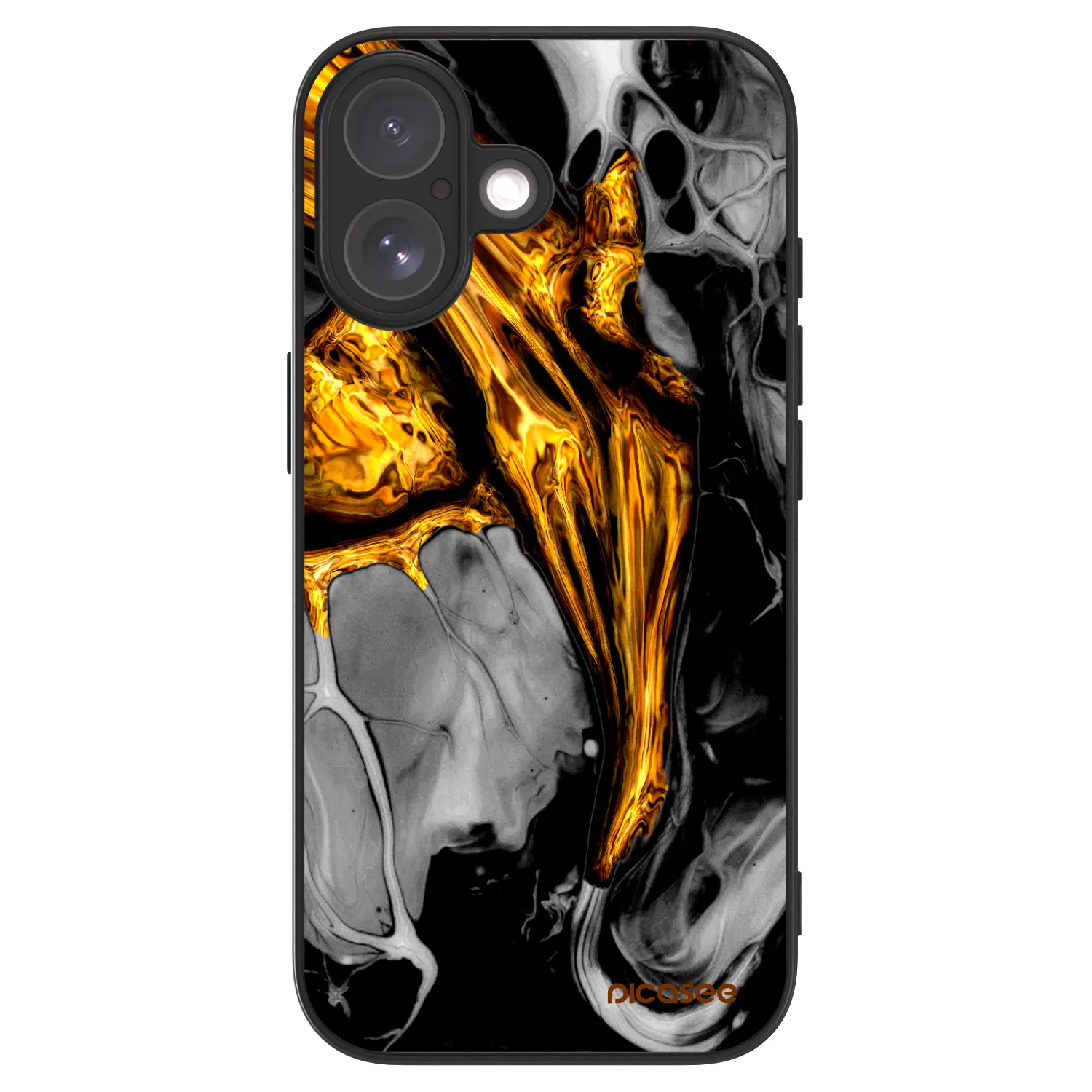 Picasee ULTIMATE CASE pentru Apple iPhone 17 - Black Gold