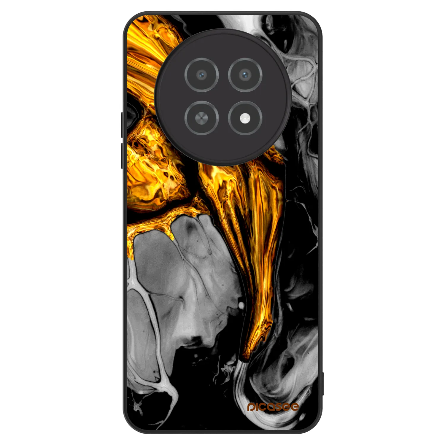 Picasee ULTIMATE CASE pentru Realme 12X - Black Gold