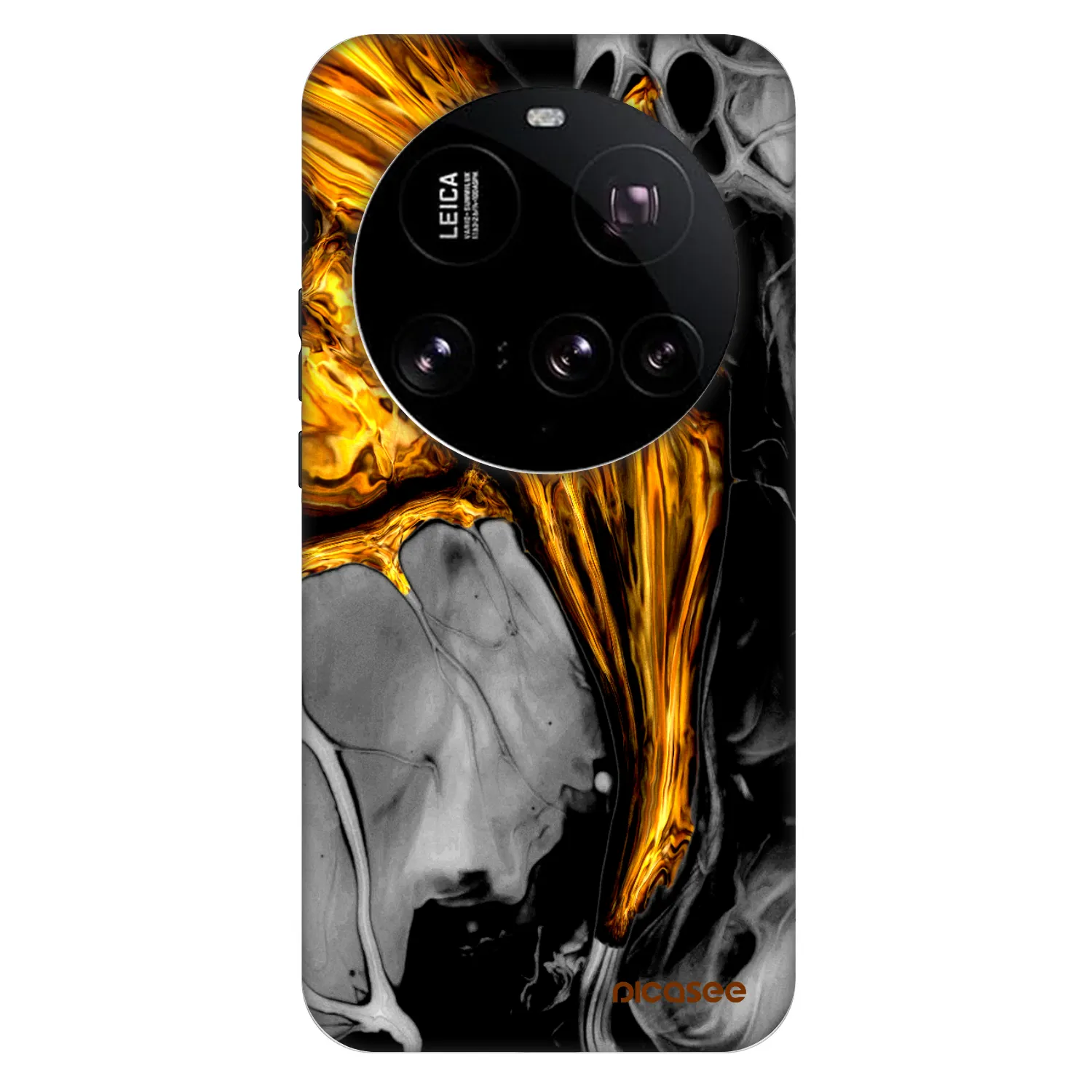 Picasee Fashion Case pentru Xiaomi 15 Ultra - Black Gold