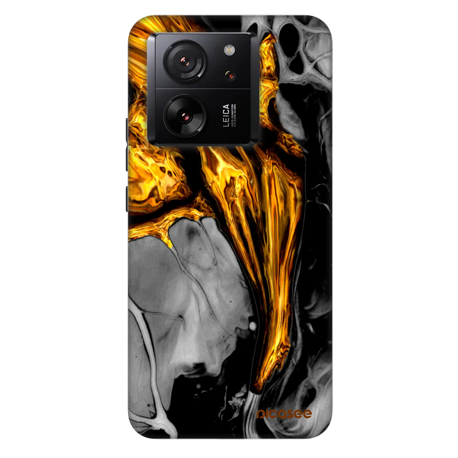 Picasee Fashion Case pentru Xiaomi 13T Pro - Black Gold