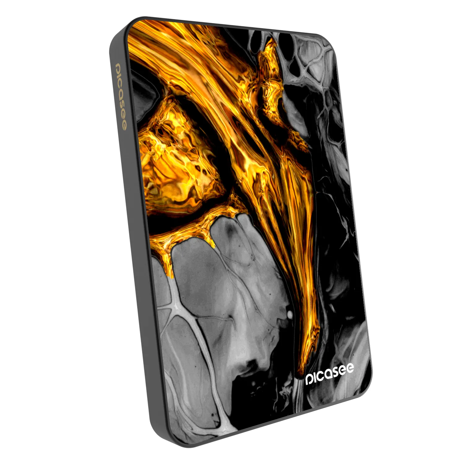 Picasee Powerbank cu MagSafe 5 000 mAh Gri - Black Gold