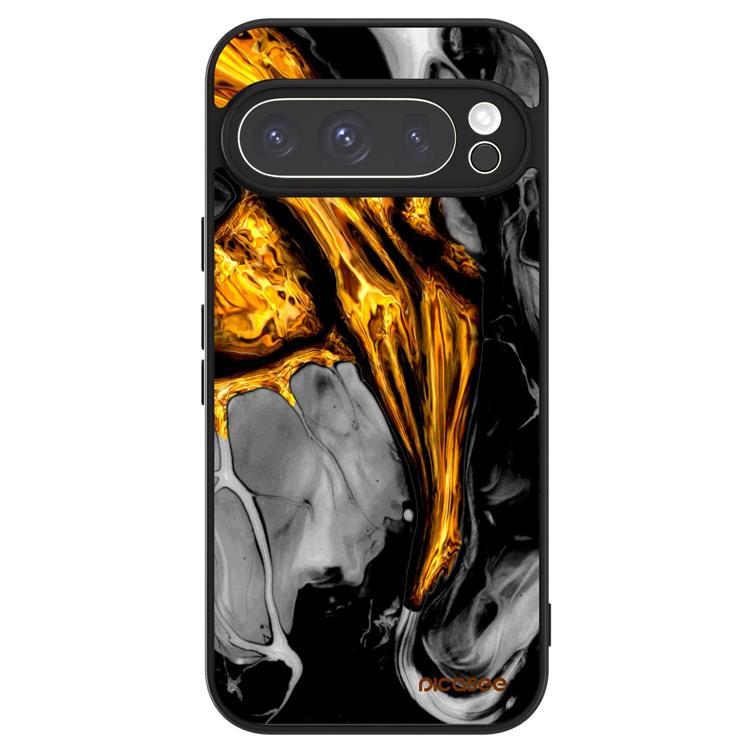 Picasee ULTIMATE CASE pentru Google Pixel 9 Pro XL - Black Gold