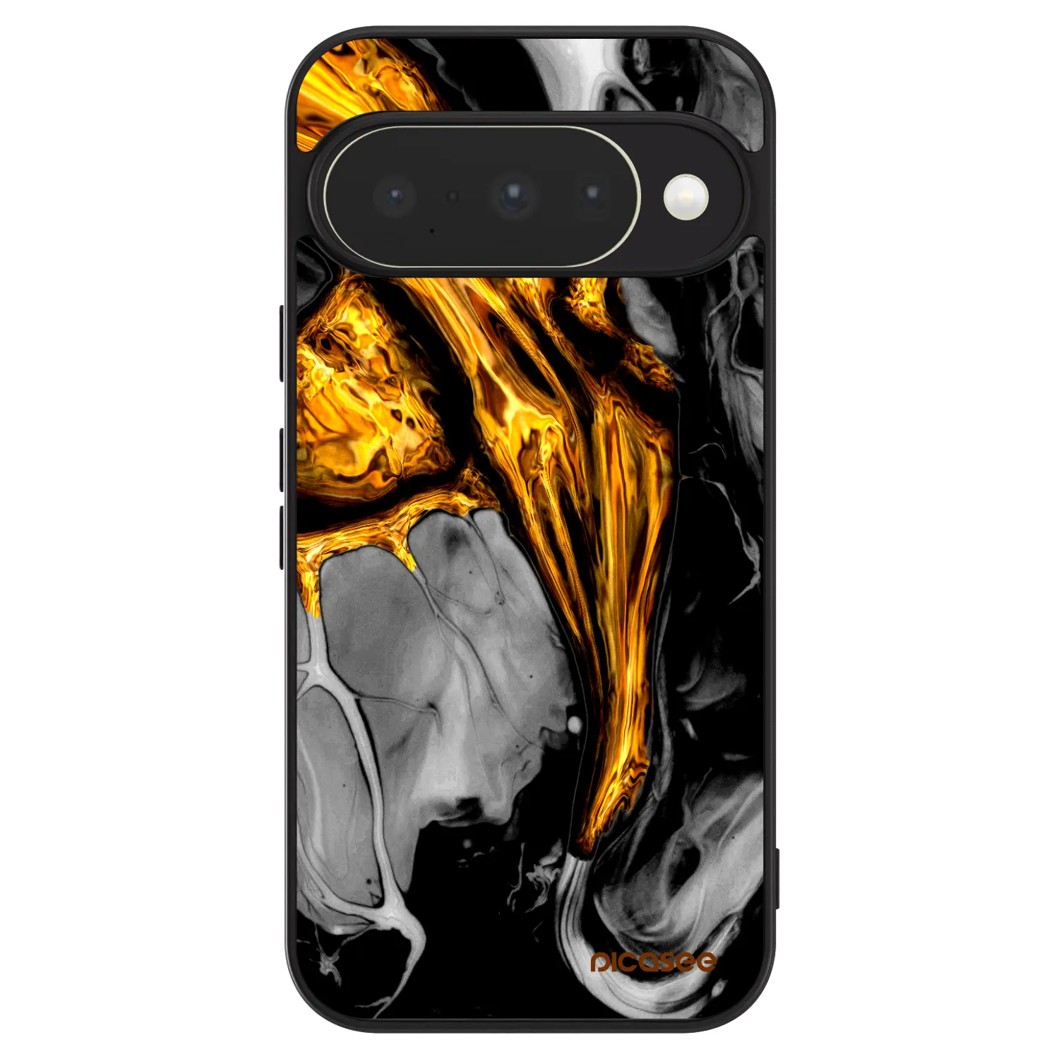 Picasee ULTIMATE CASE pentru Google Pixel 10 - Black Gold