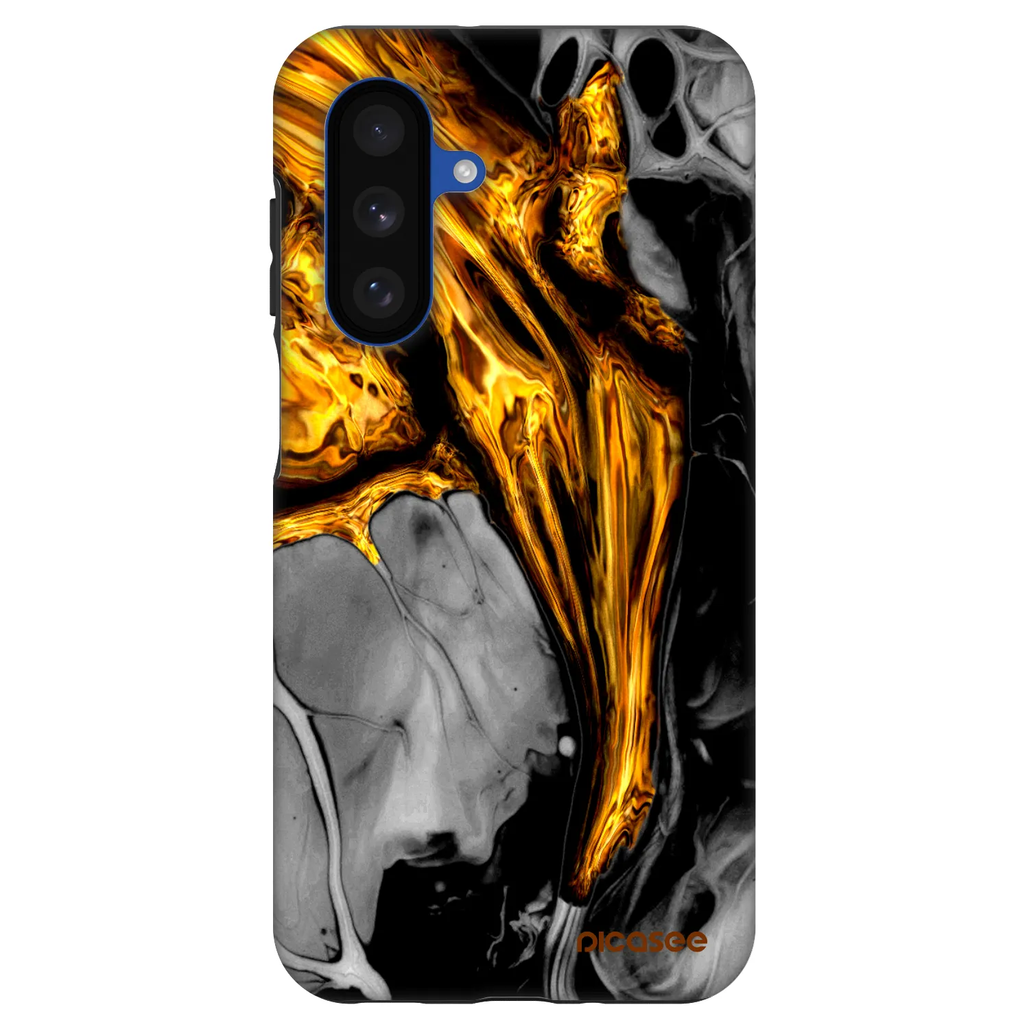 Picasee Fashion Case pentru Samsung Galaxy A17 5G - Black Gold