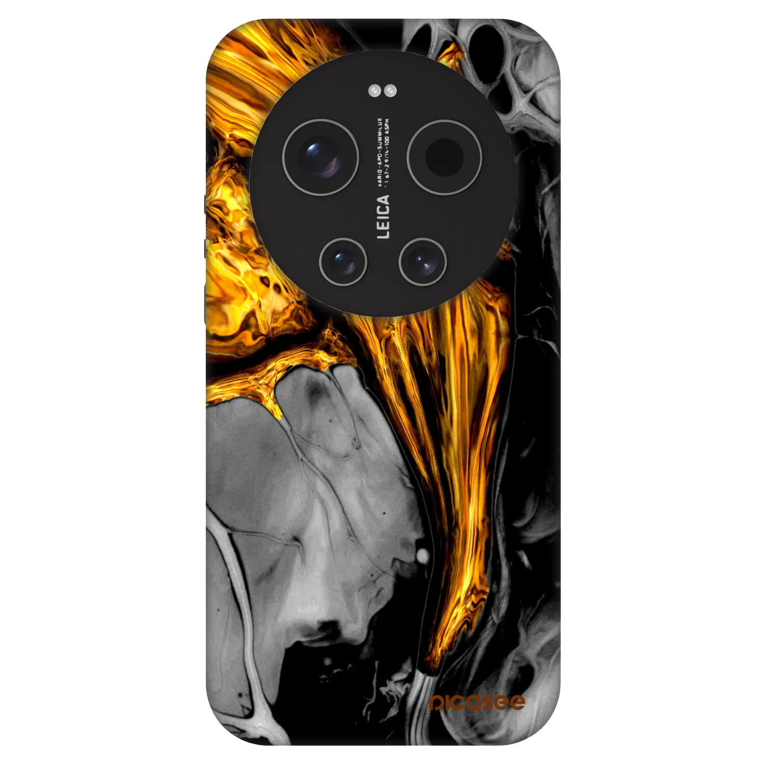 Picasee Fashion Case pentru Xiaomi 17 Ultra - Black Gold