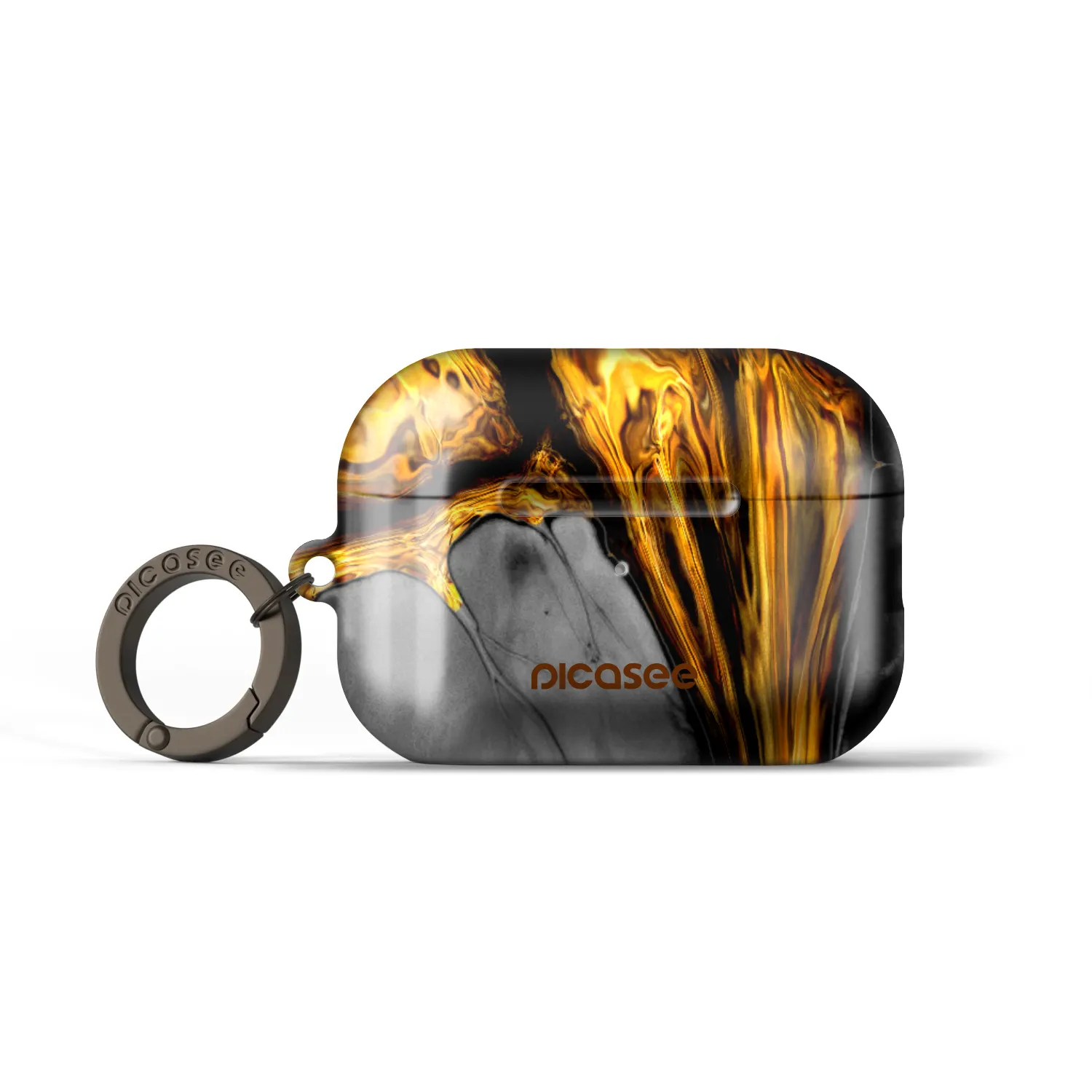 Picasee Obal pro Apple AirPods Pro 1 - Black Gold