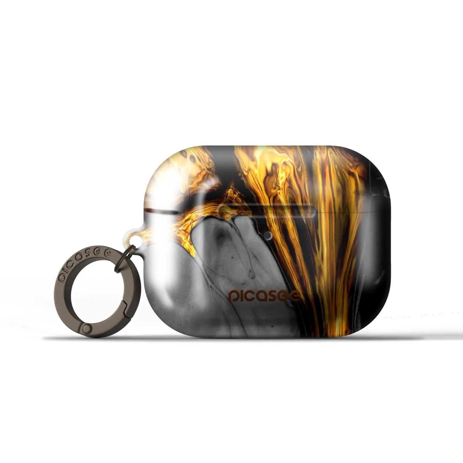 Picasee Obal pro Apple AirPods Pro 3 - Black Gold