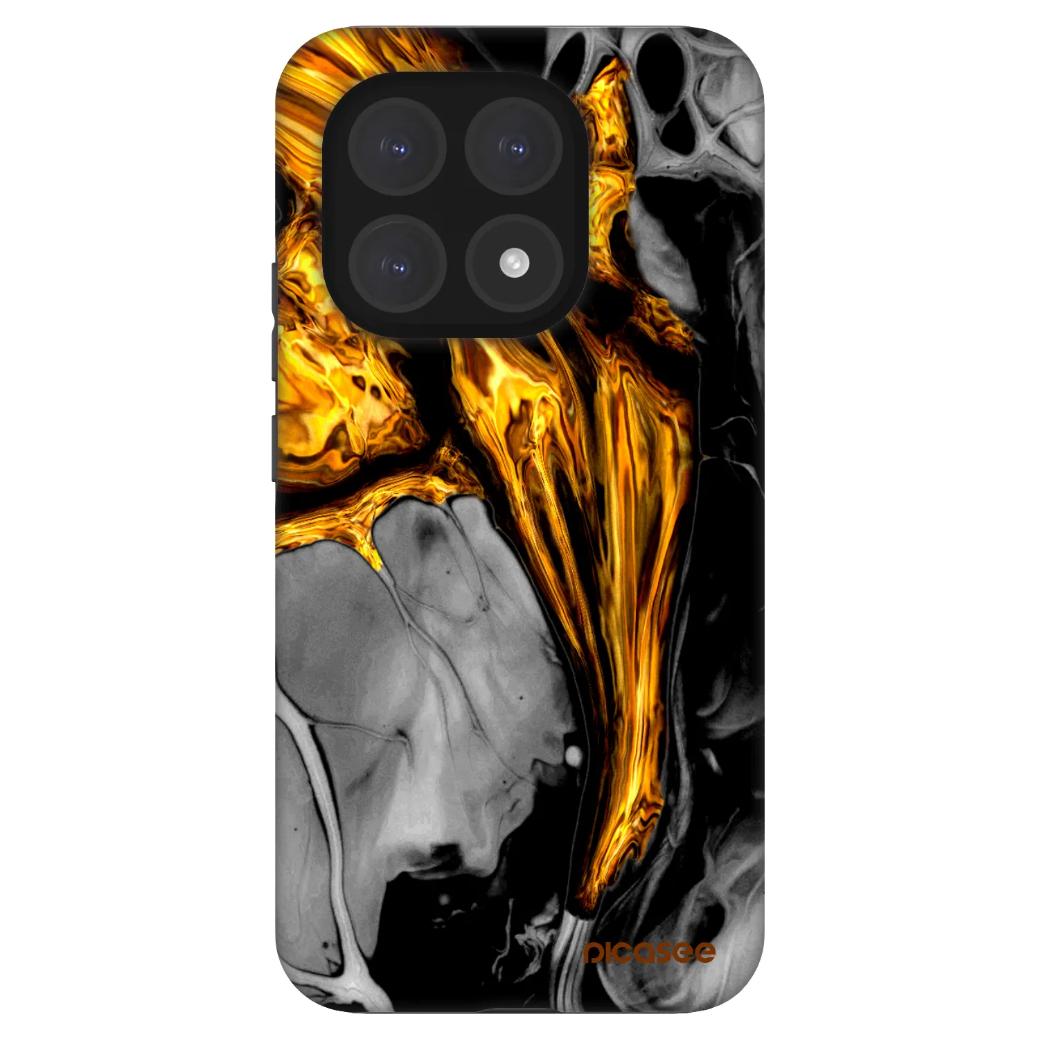 Picasee Fashion Case pentru Xiaomi 15T - Black Gold