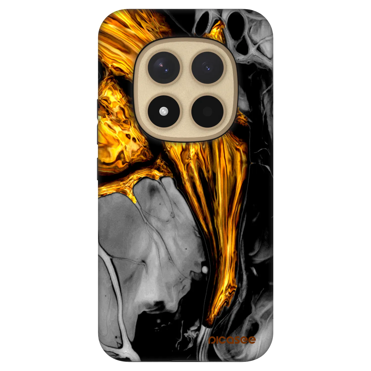 Picasee Fashion Case pentru Xiaomi Redmi Note 15 Pro+ - Black Gold