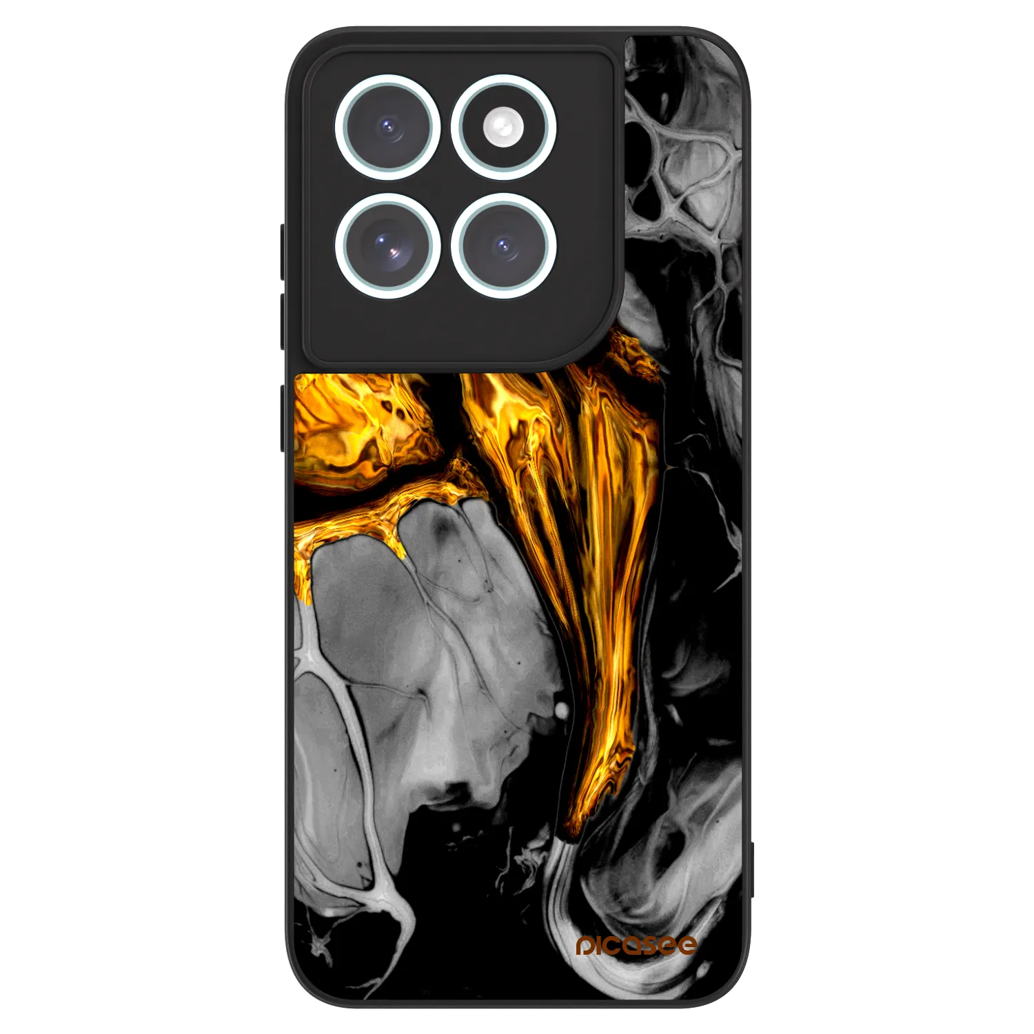 Picasee ULTIMATE CASE pentru Motorola Edge 70 Fusion - Black Gold