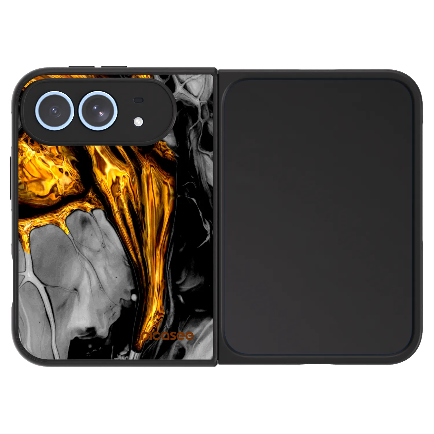 Picasee ULTIMATE CASE pentru Apple iPhone Duo - Black Gold