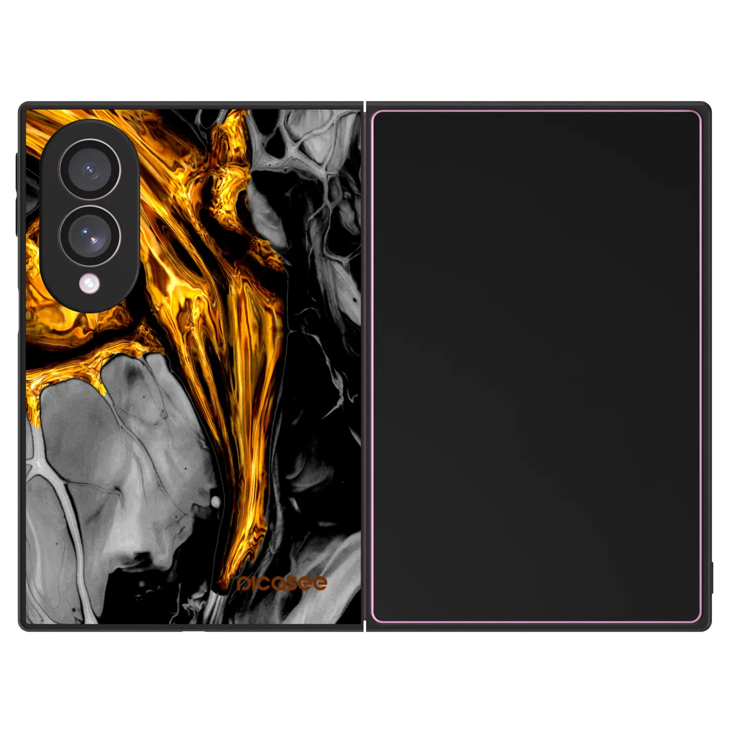 Picasee ULTIMATE CASE pentru Samsung Galaxy Z Fold8 5G - Black Gold