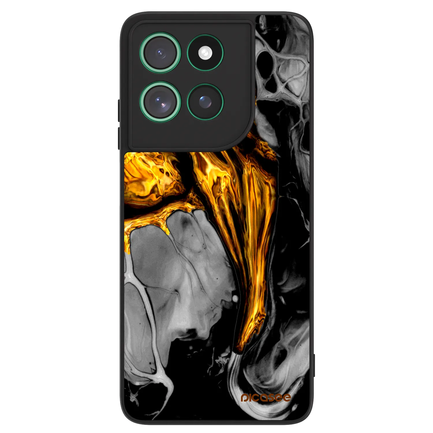 Picasee ULTIMATE CASE pentru Motorola Moto G57 Power - Black Gold