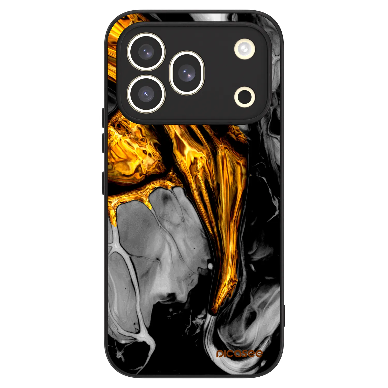 Picasee ULTIMATE CASE pentru Honor 600 Pro - Black Gold