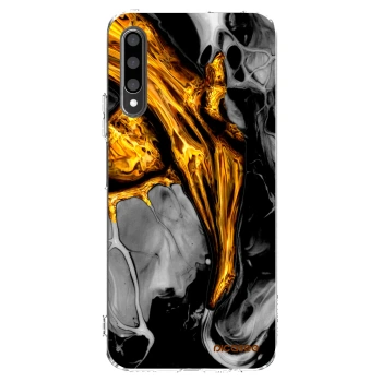Picasee husă transparentă din silicon pentru Honor 9X Pro - Black Gold