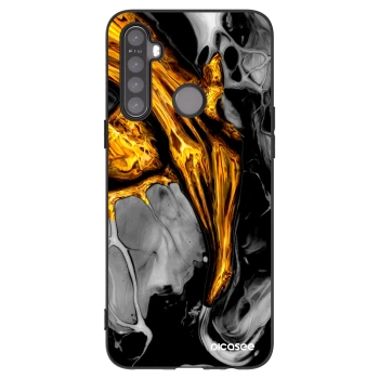 Picasee husă neagră din silicon pentru Realme 6i - Black Gold