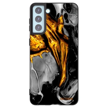Picasee husă neagră din silicon pentru Samsung Galaxy S21+ 5G G996F - Black Gold