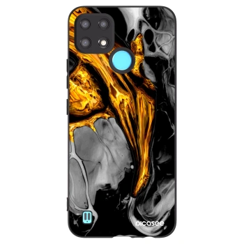 Husă pentru Realme C21 - Black Gold