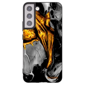 Picasee husă neagră din silicon pentru Samsung Galaxy S22+ 5G - Black Gold