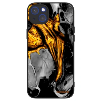 Picasee ULTIMATE CASE MagSafe pentru Apple iPhone 14 Plus - Black Gold