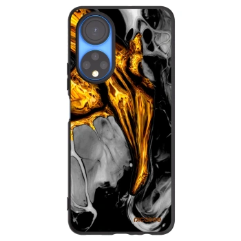 Picasee husă neagră din silicon pentru Honor X7 - Black Gold