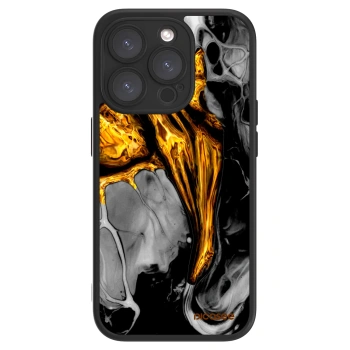 Picasee ULTIMATE CASE pentru Apple iPhone 15 Pro - Black Gold