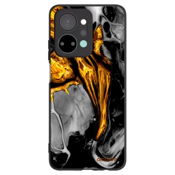 Picasee husă neagră din silicon pentru Honor X7a - Black Gold