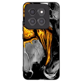 Picasee husă neagră din silicon pentru Xiaomi 14 Pro - Black Gold