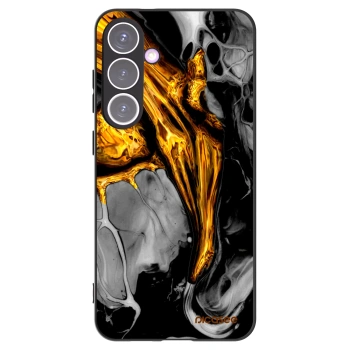 Picasee husă neagră din silicon pentru Samsung Galaxy S24+ S926B 5G - Black Gold