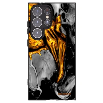 Picasee husă neagră din silicon pentru Samsung Galaxy S24 Ultra S928B 5G - Black Gold