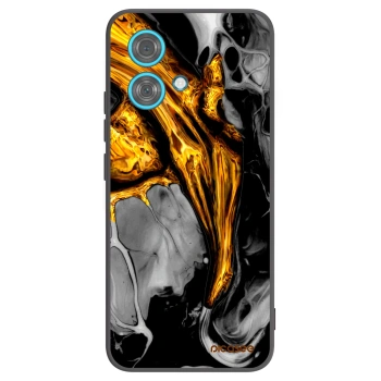 Picasee husă neagră din silicon pentru Motorola Edge 40 Neo - Black Gold