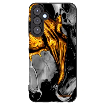 Picasee husă neagră din silicon pentru Samsung Galaxy A25 A256B 5G - Black Gold