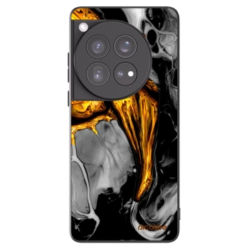 Picasee husă neagră din silicon pentru OnePlus 12 5G - Black Gold