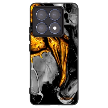Picasee husă neagră din silicon pentru Xiaomi 14T Pro - Black Gold