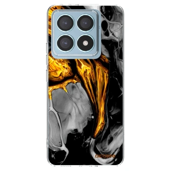 Picasee husă transparentă din silicon pentru Xiaomi 14T Pro - Black Gold