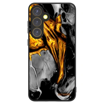 Picasee ULTIMATE CASE pentru Samsung Galaxy S24 FE S721B - Black Gold