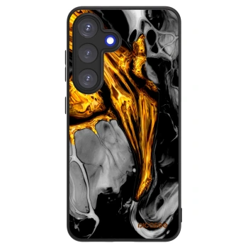 Picasee ULTIMATE CASE pentru Samsung Galaxy S25 5G - Black Gold