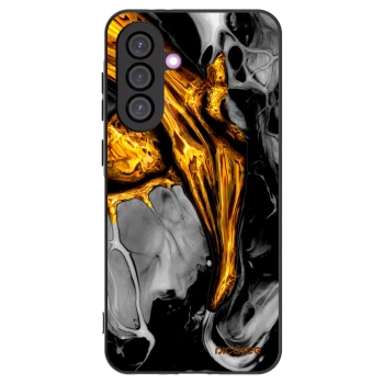 Picasee husă neagră din silicon pentru Samsung Galaxy A36 5G - Black Gold