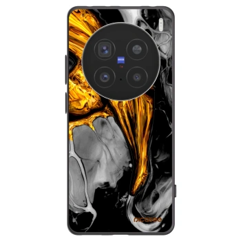 Picasee husă neagră din silicon pentru Vivo X200 Pro - Black Gold