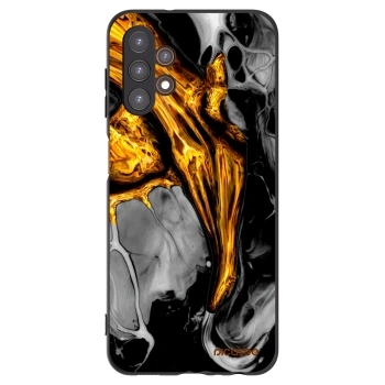 Picasee husă neagră din silicon pentru Samsung Galaxy A13 5G - Black Gold