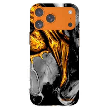 Picasee husă transparentă din silicon pentru Apple iPhone 17 Pro Max - Black Gold