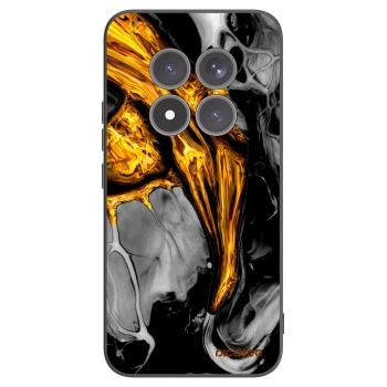 Picasee husă neagră din silicon pentru Xiaomi Redmi Note 15 Pro+ - Black Gold