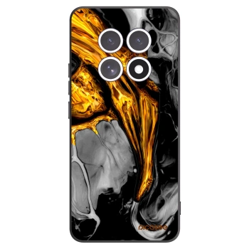 Picasee husă neagră din silicon pentru Xiaomi Redmi Note 15 - Black Gold