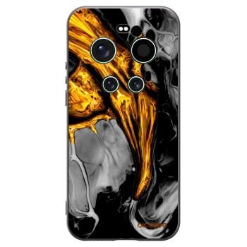 Picasee husă neagră din silicon pentru Xiaomi 17 Ultra - Black Gold