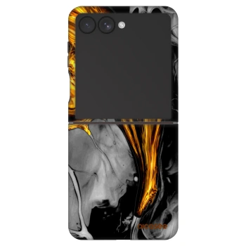 Picasee Fashion Case pentru Samsung Galaxy Z Flip7 5G - Black Gold