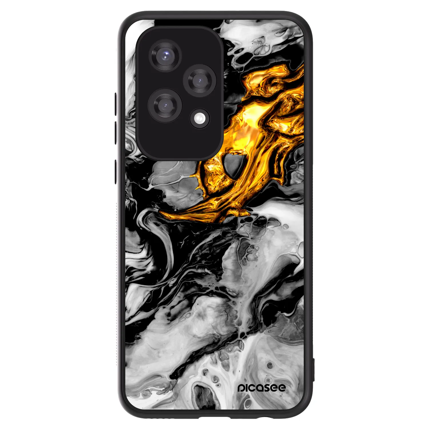 Picasee ULTIMATE CASE pentru Honor 200 Lite - Black Gold 2