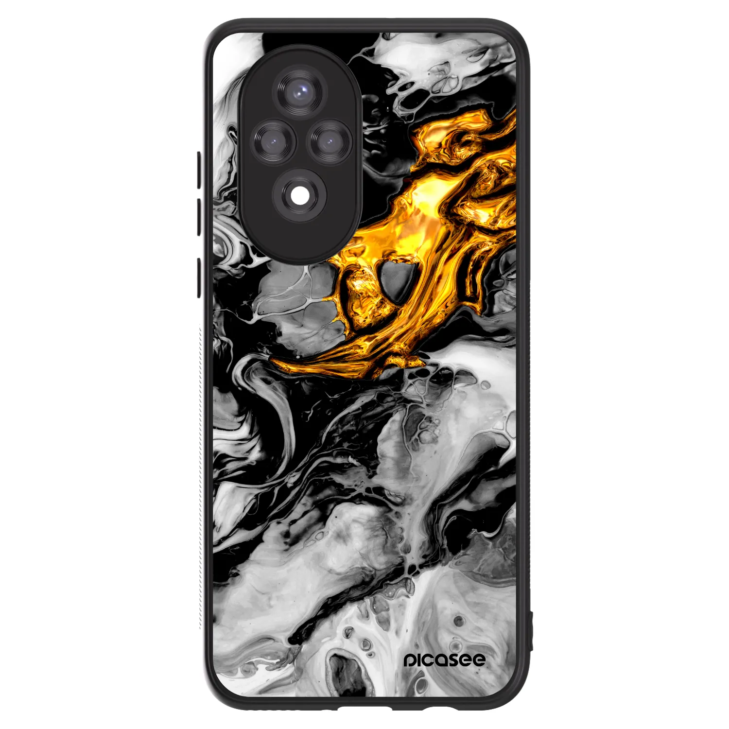 Picasee ULTIMATE CASE pentru Honor 200 5G - Black Gold 2