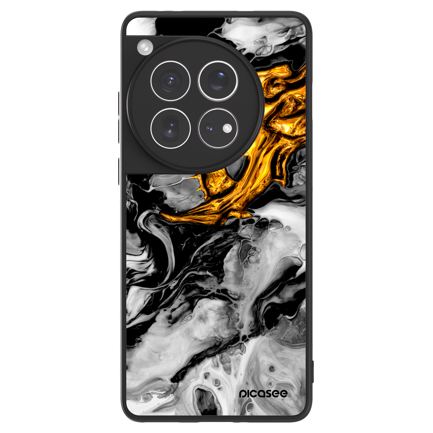 Picasee ULTIMATE CASE pentru OnePlus 12 5G - Black Gold 2